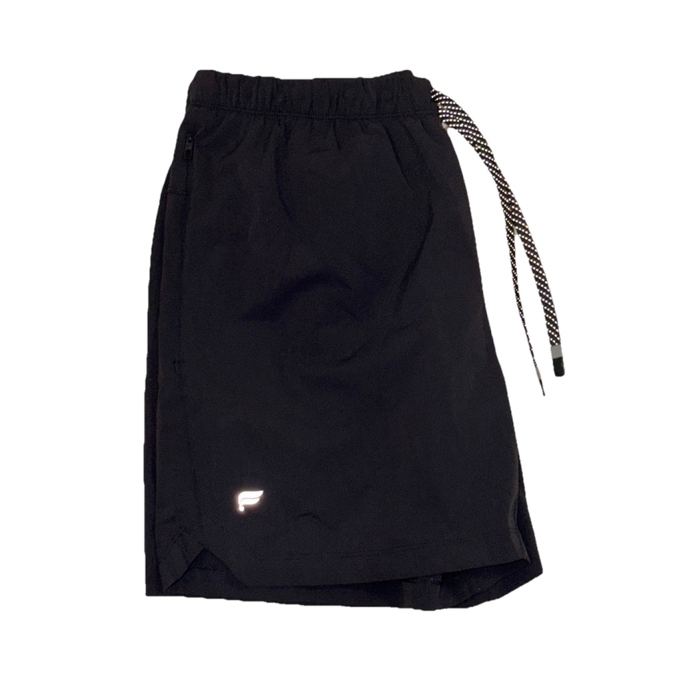 FABLETICS THE ONE MEN’S SHORT LINED 5” BLACK COLOR SIZE LARGE WAIST 15.5”